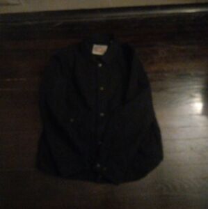 Levi's Men's Lightweight Trucker Shirt Jacket Black Cotton Canvas Size XXL